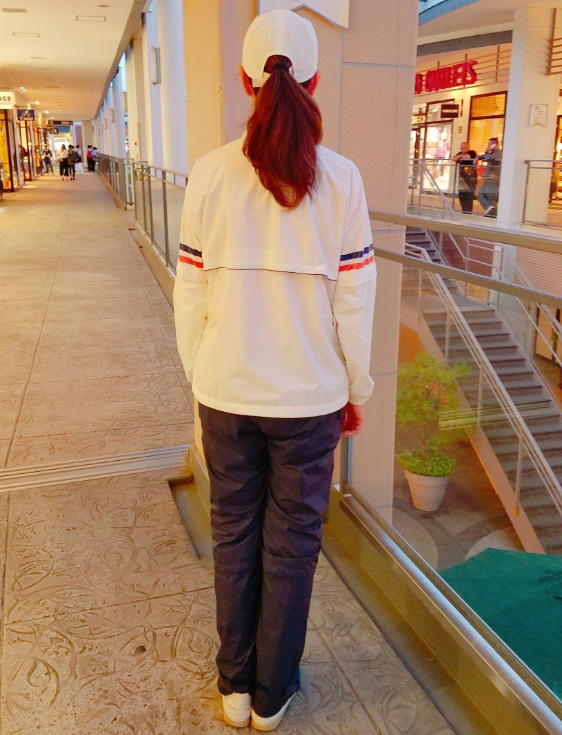 自転車雨の日コーデ 冬 メンズ